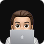 Memoji using a MacBook